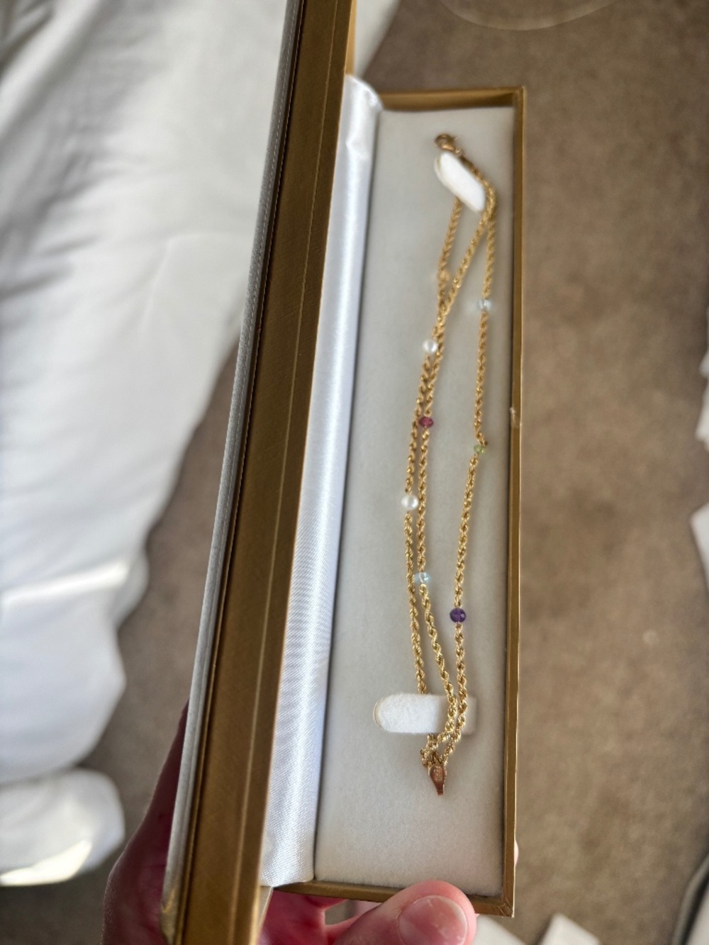 10K Gold Rope Bracelet